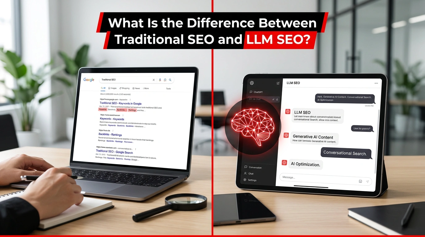 What Is the Difference Between Traditional SEO and LLM SEO?