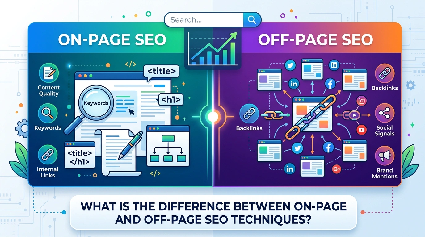 What Is the Difference Between On-Page and Off-Page SEO Techniques?